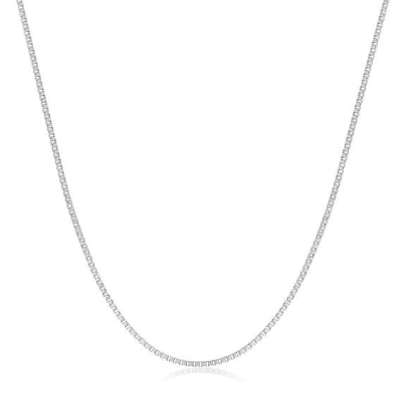 Metro Jewelry The Teeth - Stainless Steel 2mm Box Chain - 22 Inches