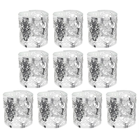 50pcs Hollow Paper Candle Holder Wraps Paper Lamp Enclosures Candle Wraps