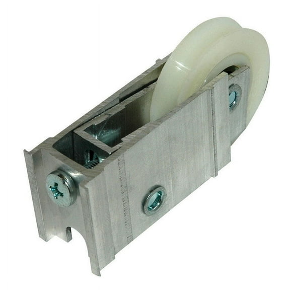 Barton Kramer 5498506 1.5 in. Dia. x 0.87 in. Mill Aluminum Sliding Glass Door Roller Assembly
