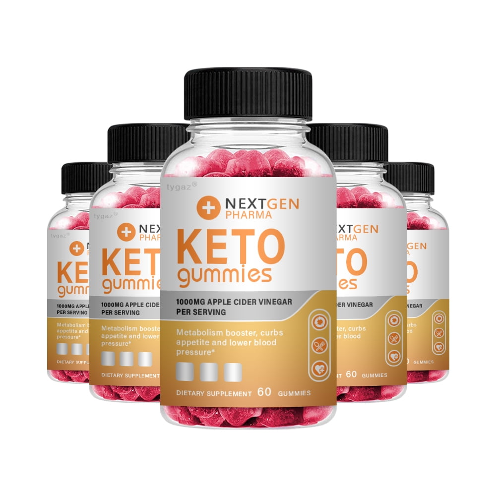 (5 Pack) NextGen Pharma, Nextgen Pharma Keto Gummies 300 Gummies