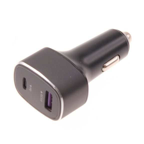 For TCL 30/40 XE 5G - Quick Car Charger, 36W 2-Port USB Type-C PD Power Adapter DC Socket Plug-in for TCL 40 XE 5G, 30 XE 5G Phones