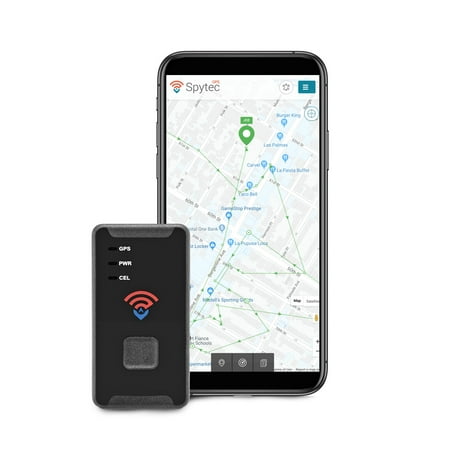 Spytec STI GL300 2019 Model 4G LTE Mini GPS Tracker for Vehicles- Global Portable Real Time GPS Tracking Device for (Best Gps For Seniors 2019)