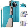 thumbnail image 4 of Funda cartera GANGXUN para Xiaomi Poco F7 Ultra , cuero PU con tarjetero, cremallera, correa de mano, soporte y protección 918°, 4 of 6