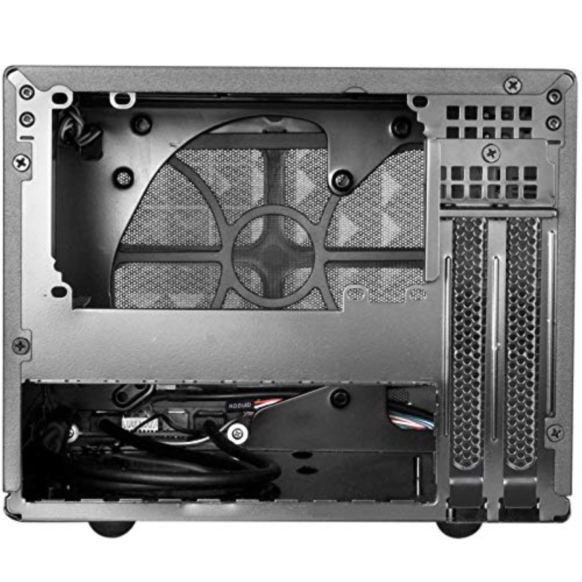 SilverStone Technology SG13B-C Super Compact Mini-ITX Cube with USB Type-C Port, Black