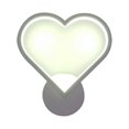 thumbnail image 2 of POINTERTECK Creative Leaf Circle Heart LED Wall Lamp Living Room Bedroom Decorative Light, 2 of 7