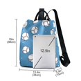 thumbnail image 3 of FORMRS Women's Travel Backpack Purse Anti-Theft Hidden Pockets Casual Shoulder Bag, Baseballs Pattern, 3 of 7