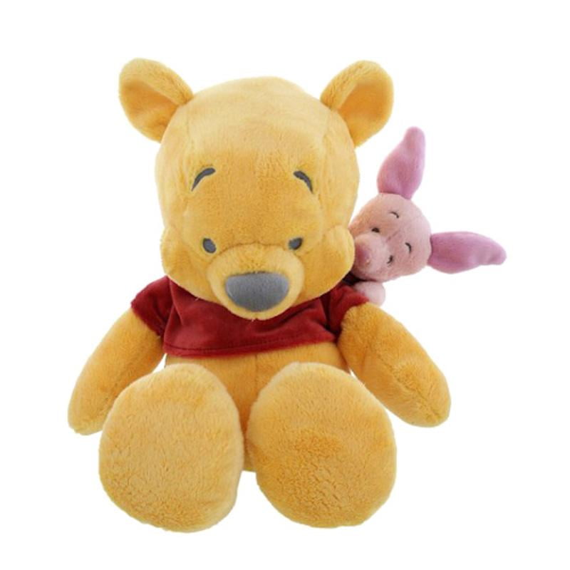 disney parks winnie the pooh & piglet 15" plush toy new with tags