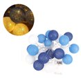 thumbnail image 2 of EeaseMX Guirnalda de luces LED de hilo de algodón, decorativa y romántica, ideal para fiestas y decoración del hogar (serie azul, 3 m, 20 LED, sin pilas), 2 of 7