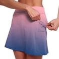 thumbnail image 6 of FUZHIQ 2 In 1 Running Shorts Women Elastic Waist Classic Striped Graphic Athletic Skorts Comfy Work Ruffle Hem Running Tennis Butterfly Shorts with Pockets,XXXL, 6 of 6