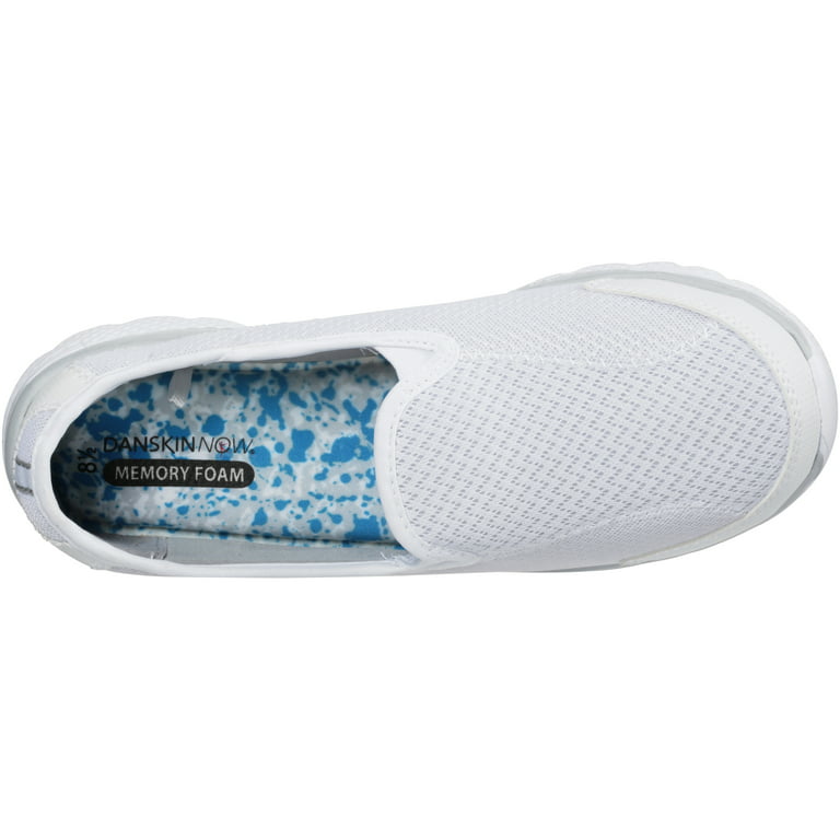 Danskin Now® Memory Foam White Size 8½ Women's Athletic Shoes 1 pr Box -  Walmart.com