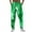 Green, variant on Mens Cargo Pants Solid Color Shiny Metal Shiny Casual Nightclub Sweatpants for Men Sportwear,Silver,XL