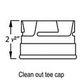 thumbnail image 3 of 4" Pelletvent Pro Single Clean-out Cap, Stainless, 3 of 4