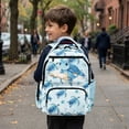 thumbnail image 7 of Garronmavis Dinosaur Fossil Backpack for School Girls Smooth Zippers School Bag Adjustable Shoulder Straps Book Bag 17-inch for 8-10 Primary School Students Daily Use, 7 of 7