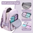 thumbnail image 3 of Mochila ACESAK para niñas, adolescentes y mujeres, casual, de viaje, color morado, 3 of 6