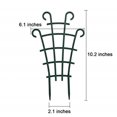 thumbnail image 5 of 12 Pack Trellis for Potted Plants,Garden Trellis for Climbing Plants Plastic Mini Climbing Plant Trellis Flower Pots Support Stackable Trellis for Climbing Plants Peas,Dark Green, 5 of 7