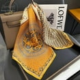 thumbnail image 2 of Silk Scarf for Women, 100% Mulberry Silk, 65x65cm Square, Head & Neck Scarf,65,As Picture, 2 of 5