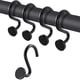 thumbnail image 1 of Ganchos para cortina de ducha - Juego de 12 | Ganchos para cortina de ducha | Ganchos para anillos de cortina de ducha | Ganchos para cortina de ducha a prueba de óxido | Ganchos para ducha de baño, 1 of 5
