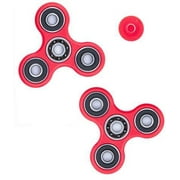 3 Pack Premium Fidget Spinner Anti-Stress Toy - Red