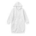 thumbnail image 6 of NominalSnug Women's Zip Up Hoodies Oversized Fleece Long Tunic Sweatshirts Casual Long Sleeve 2026 Fall Hoodie Jacket Coat, 6 of 8