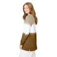 thumbnail image 4 of Woman Within Plus Size Tie-Dyed Knit Sweatshirt Tunic, 4 of 6