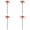 Orange, variant on HonestMatter Tent Stakes, Screw In Ground Anchors for Outdoor, Camping Stakes Heavy Duty with Threaded Design for Tents and Tarps, Black, 1 Pack