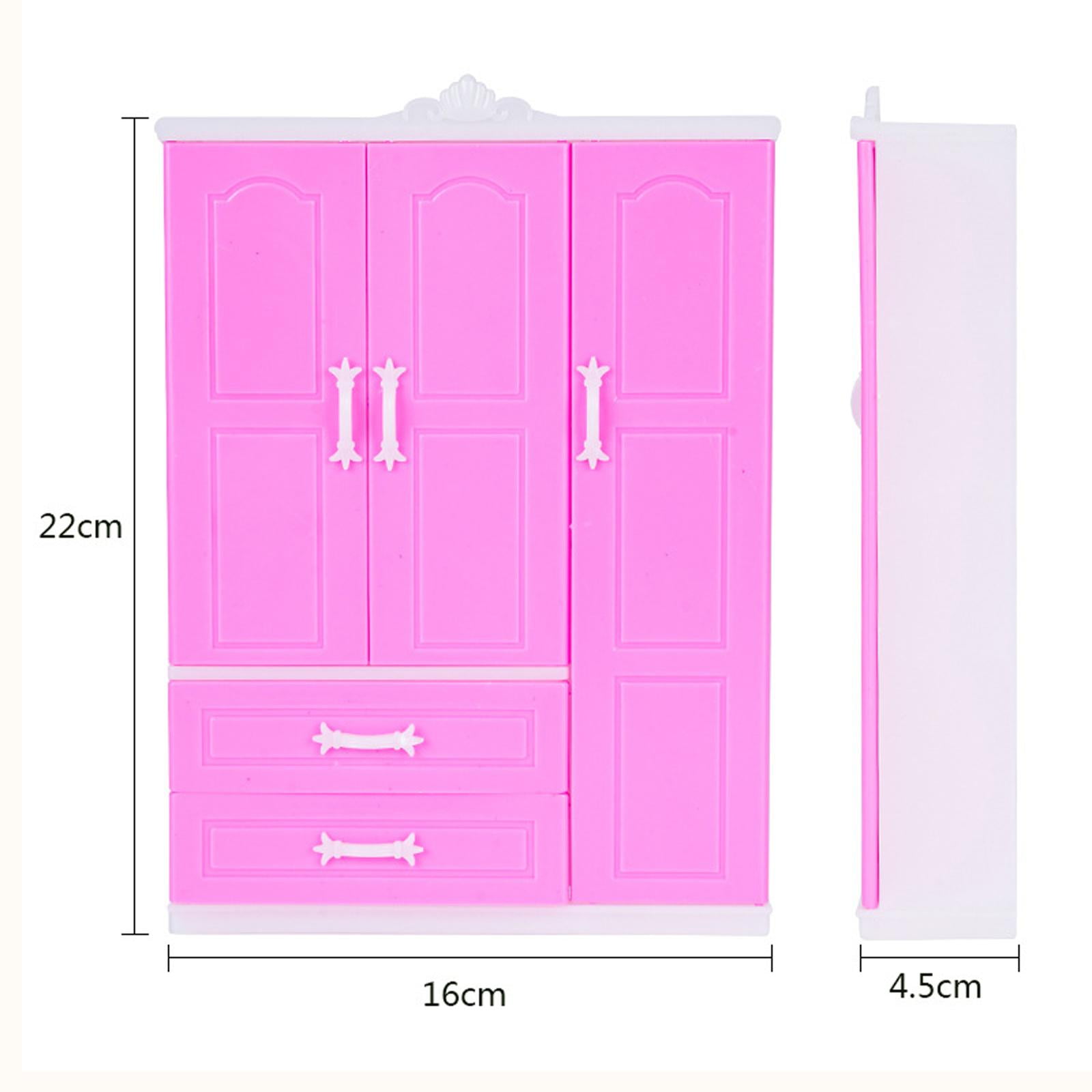 Doll Closet Wardrobe,Doll Clothes Storage Wardrobe Closet