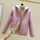 thumbnail image 5 of Chaqueta de algodón con capucha engrosada con vellón agregado Chaqueta de algodón adelgazante para mujer Chaqueta de algodón pequeña Abrigo de mujer, 5 of 6