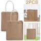 thumbnail image 1 of (Observaciones: Agregar OPP) Yute Laminada 2 Piezas Bolso Compras Ecológica (vertical 29*25*15), 1 of 8