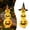 F, variant on Clearance Halloween Decorations Light-Up Pumpkin Tower, Collapsible Pumpkin Lantern with Witch Hat, for Home, Party, Yard, Porch Thanksgiving Decorations