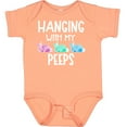 thumbnail image 3 of Inktastic Easter Hanging with My Peeps Pastel Bunnies Boys or Girls Baby Bodysuit, 3 of 5