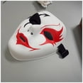thumbnail image 2 of Disfraz para Halloween de Demonio DevilMasc 2 pzas. 18x16x4 cm Plástico PVC Blanca con Negro y Rojo Máscara Demoniaca., 2 of 2