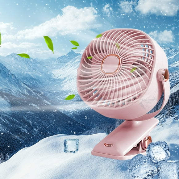 Campana Para Cocina Clip Fan Rechargeable Battery Powered Fan 3 Speed Portable Small Fan Great For Outdoor Camping Home Office