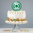 thumbnail image 4 of Acrylic Green Lantern White Logo Cake Topper Party Decoration for Wedding Anniversary Birthday Graduation, 4 of 7