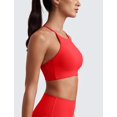 thumbnail image 5 of Sostén CRZ YOGA Butterluxe de Cuello Alto con Espalda en Y y Relleno Rojo M, 5 of 5