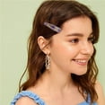 thumbnail image 4 of Women's Hair clip Classic duck Hair Decoration clip Side sliding firm accessory clippurple, 4 of 4