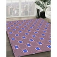 thumbnail image 3 of Ahgly Company Machine Washable Indoor Rectangle Transitional Pastel Violet Purple Area Rugs, 7' x 10', 3 of 7