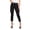 Button Closure Drawsring Black, variant on Women's Drawstring Waist Cargo Jogger Pants RJJ3645 Olive Camo Small
