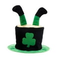 thumbnail image 2 of yotijay ST Patrick's Day Hat Men Women Decor Headwear Green Top Hat for Holiday Carnival, 2 of 9