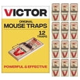 thumbnail image 1 of Pedales de madera Mouse Traps Victor M150-12 de metal, paquete de 12, 1 of 8
