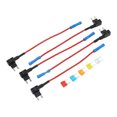 thumbnail image 1 of Adaptador de fusible tap pequeño Unique Bargains, kit de 5 fusibles (5A+10A+15A+20A+25A), 1 of 7