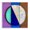 Geometric Balance Circle, variant on Stupell Industries Split Symmetry Circle Canvas Wall Art, design by Matthew Finger