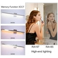 thumbnail image 3 of Goozegg 40 inch LED Bathroom Vanity Lights over Mirror, 3CCT Modern Vanity Lighting Fixtures, 30 Watt, Nickel, 3 of 8