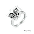 thumbnail image 2 of Butterfly Ring Cremation Jewelry for Ashes Keepsake Jewelry Urns Ring Memorial Jewelry Finger Ring, 2 of 8