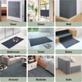 thumbnail image 6 of XIBUFE Cat Scratch Couch Furniture Protector,Adhesive Cat Scratch Pad Deterrent for Furniture,Cat Scratcher Sofa DIY Climbing Cat Scratcher Couch Protector (Light Grey,78.7X15.8Inch), 6 of 7