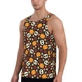 thumbnail image 2 of Gaeub Skulls Men's Athletic Tank Top, Workout Sleeveless Shirts, Running Tank Tops for Gym, Running, Training - X-Large, 2 of 9