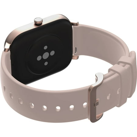 Amazfit - GTS Smartwatch 42mm Aluminum - Rose Pink With Silicone Band