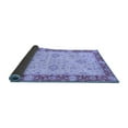 thumbnail image 2 of Ahgly Company Indoor Square Oriental Blue Traditional Area Rugs, 8' Square, 2 of 4