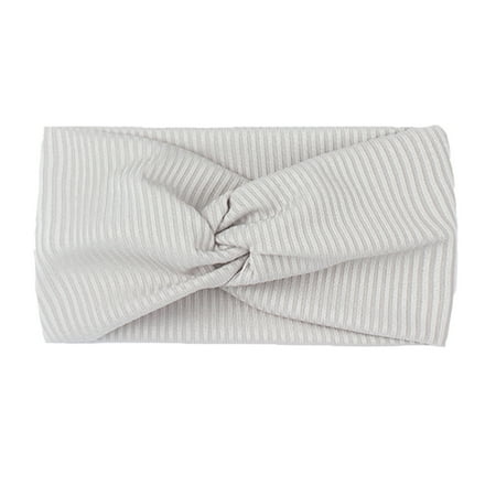 

Cathalem Head Ribbon for Girls Headband Kids Headwear Baby Stripe Hairband Accessories Stretch Girls Baby Knot Headband for Baby Hairband D One Size