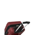 thumbnail image 6 of Wrangler 5 Piece Rolling Hard Side Spinner Luggage Set, Red, 6 of 11