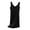 Black, variant on Women's 20% Modal 40% Cotton 40% Polyester Sleeveless Solid Color Loose Short Sleep Dress Women's Nightgown Comfortable Plus Size M to XL